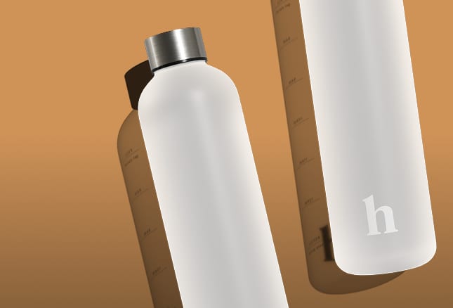Holding water bottle